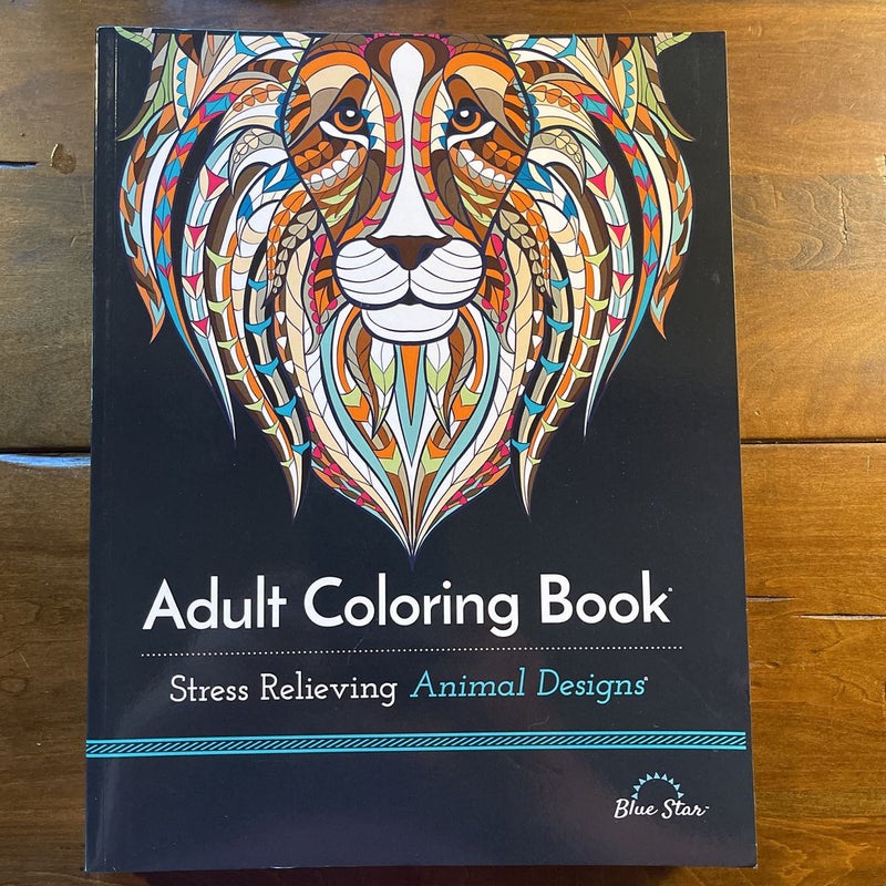 BUNDLE Adult Coloring Books and Crayola Colored Pencils by Blue Star & Ruth  Dellinger, Paperback