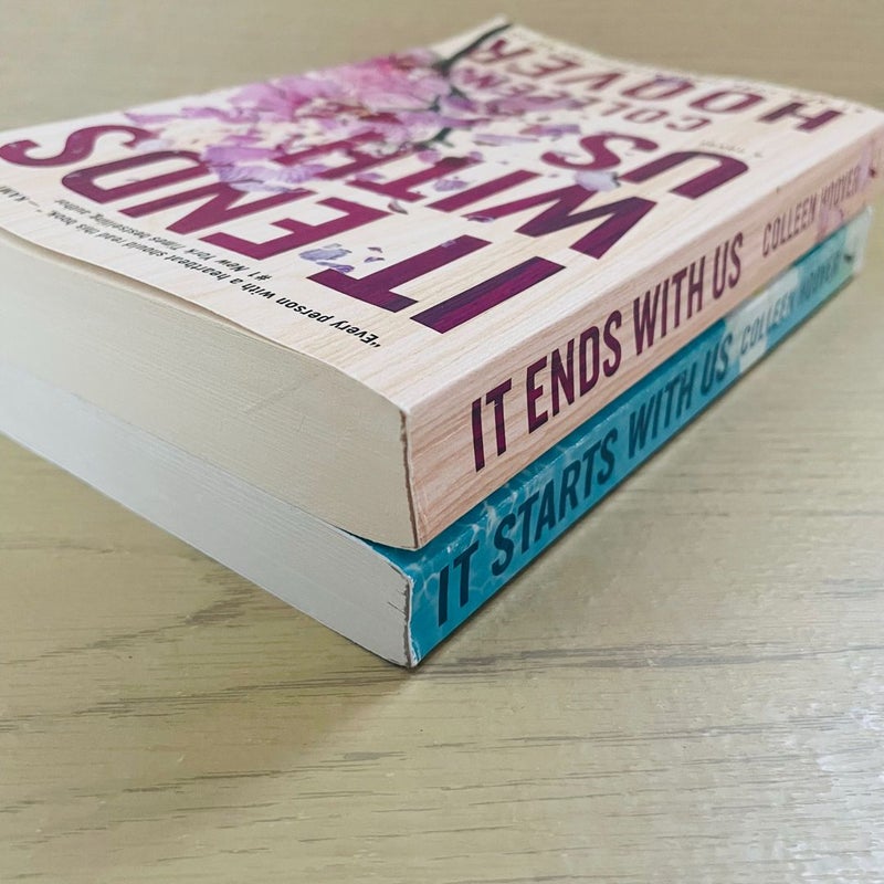 Colleen Hoover Bundle-Lot of 2; It Starts With Us, It Ends With Us