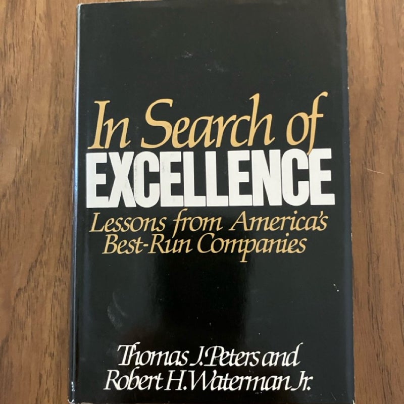 In Search of Excellence