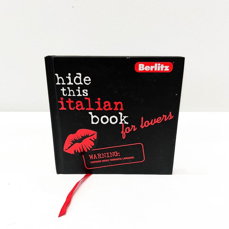 hide this Italian book