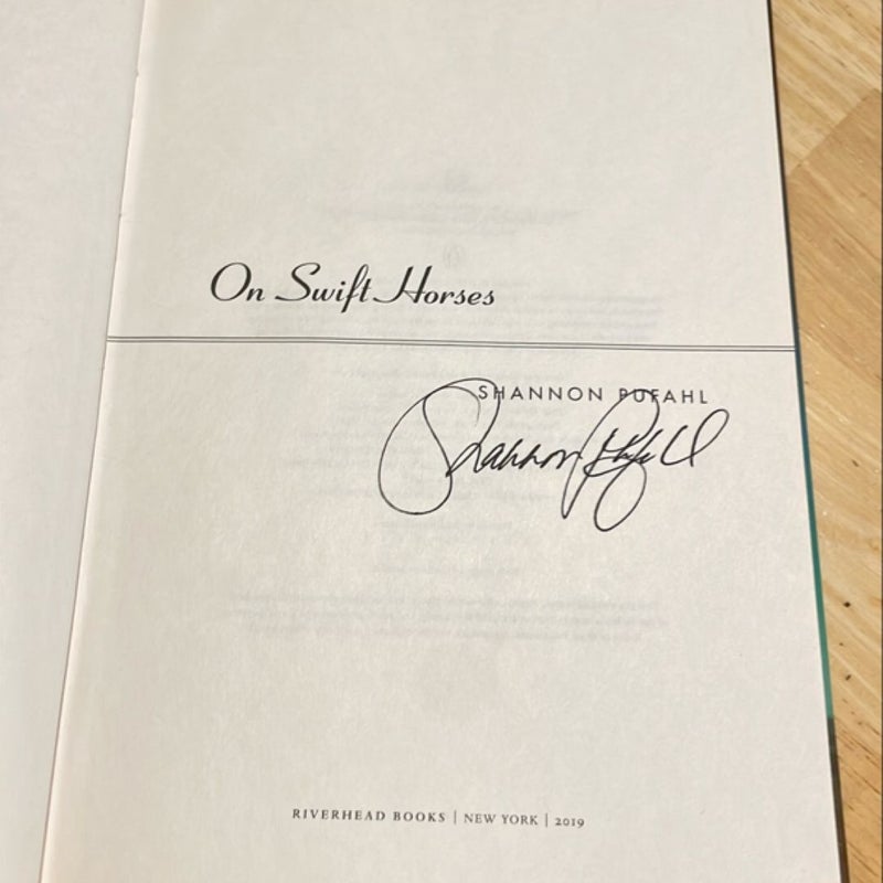 On Swift Horses SIGNED EDITION