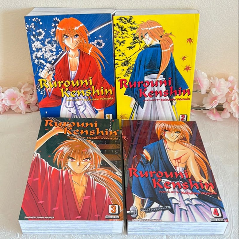 Rurouni Kenshin, Vol. 1-4 VIZBIG