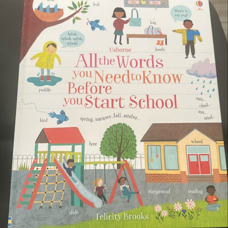 All the words you need to know before you start school 