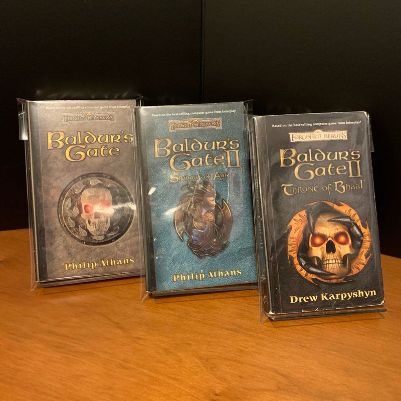 Forgotten Realms: Complete Baldur’s Gate Trilogy: Baldur’s Gate, Baldur’s Gate II: Shadows of Amn, Baldur’s Gate II: Throne of Bhaal, All First Edition