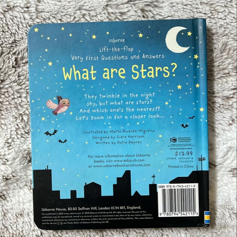 Lift-The-Flap Very First Questions and Answers What Are Stars