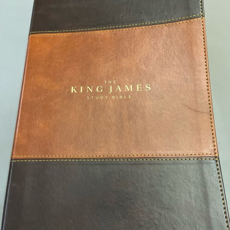 The King James Study Bible, Full-Color Edition [Brown]