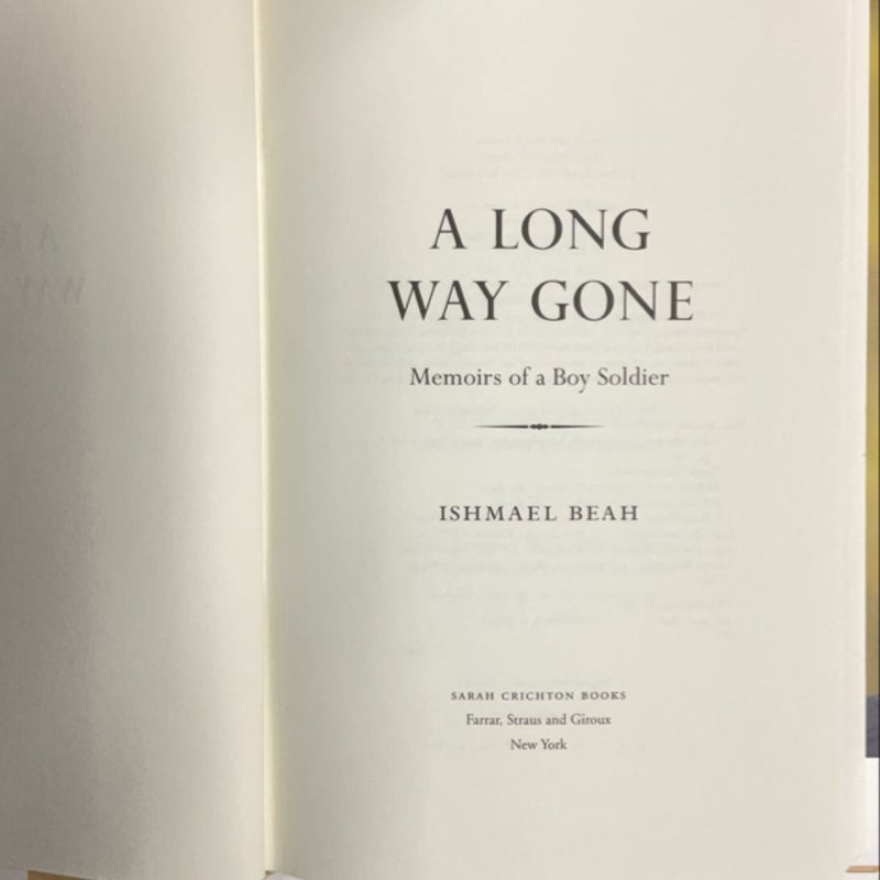 A Long Way Gone