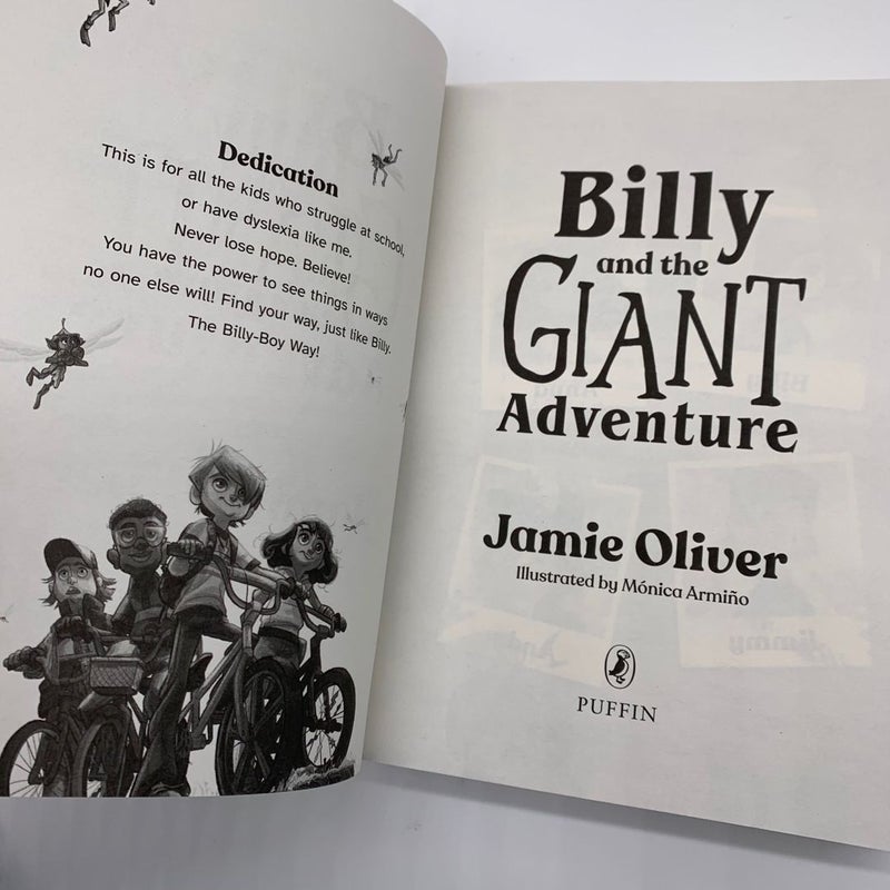 Waterstones Exclusive Billy and the Giant Adventure Stenciled Edges