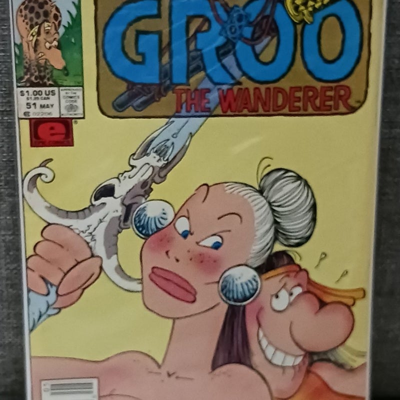 Lot of 4 Comic Books: Marvel: Groo the Wanderer #40-42 and 51