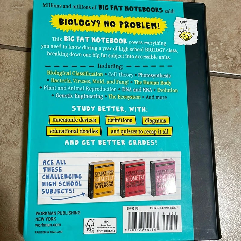 Everything You Need to Ace Biology in One Big Fat Notebook