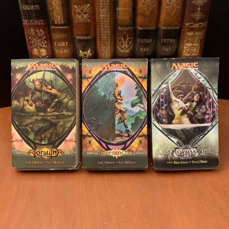 Magic The Gathering: Lorwyn, Morningtide, Shadowmoor, All First Edition First Printing