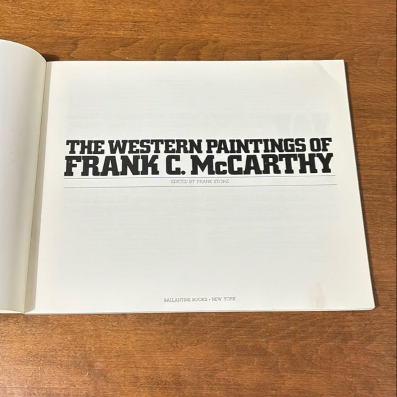 The western paintings of Frank C. McCarthy 