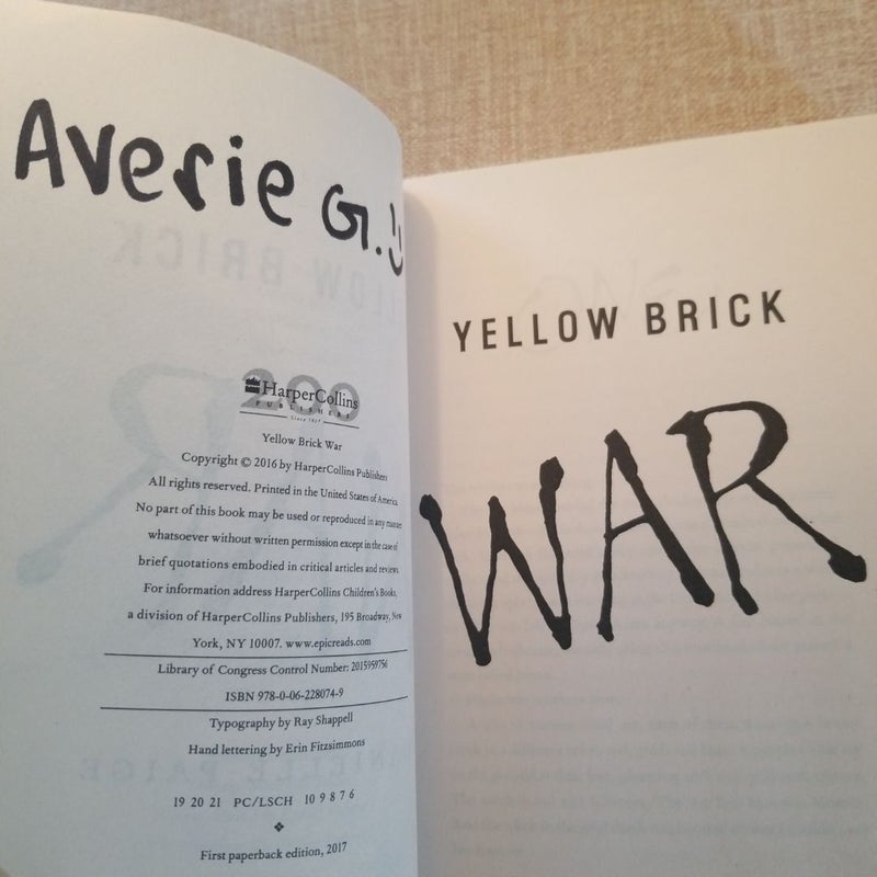 Yellow Brick War