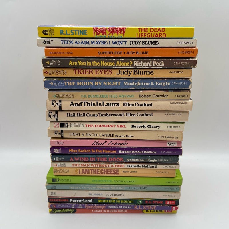 Lot of 21 Vintage YA Paperbacks