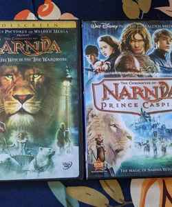 The Chronicles of Narnia Lot - The Lion, Witch and Wardrobe & Prince Caspian DVD