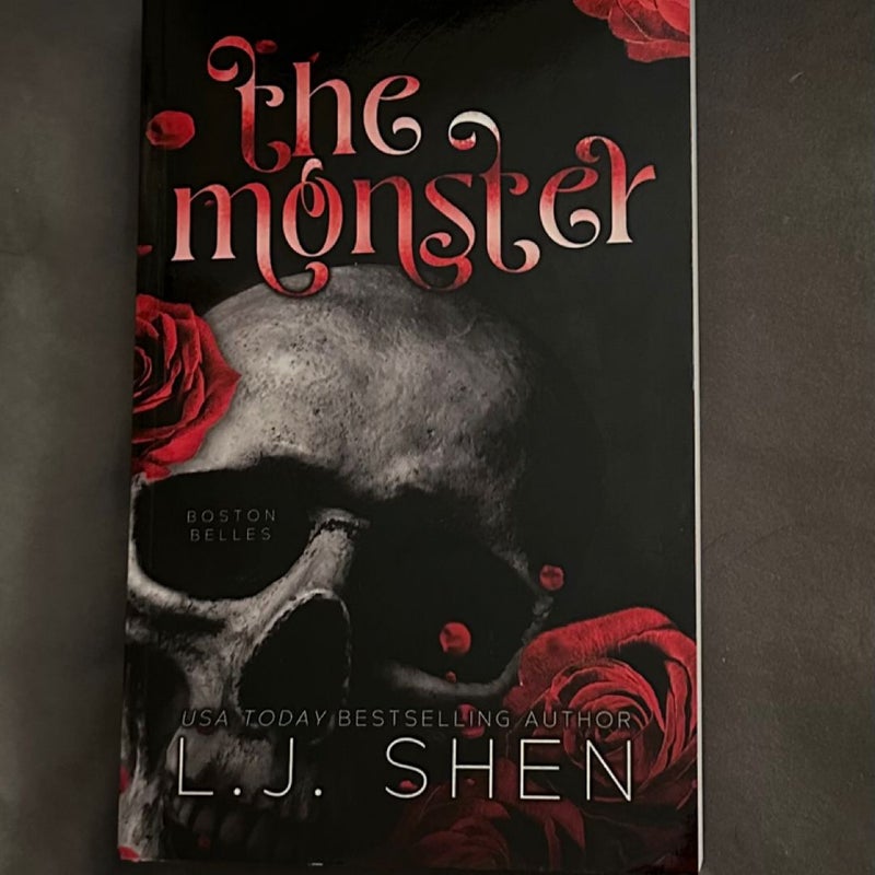 The Monster by LJ Shen, Pretty Little Words edition, signed