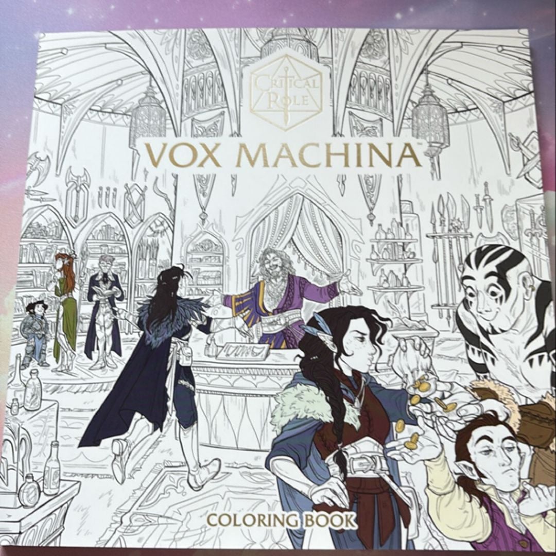 Critical Role: Vox Machina Coloring Book