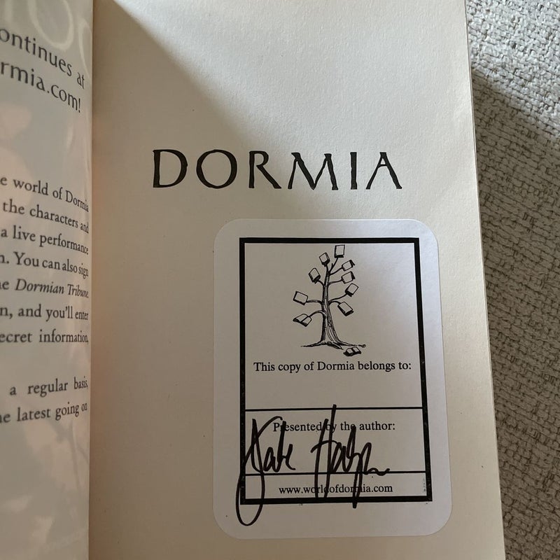 Dormia - Signed Copy