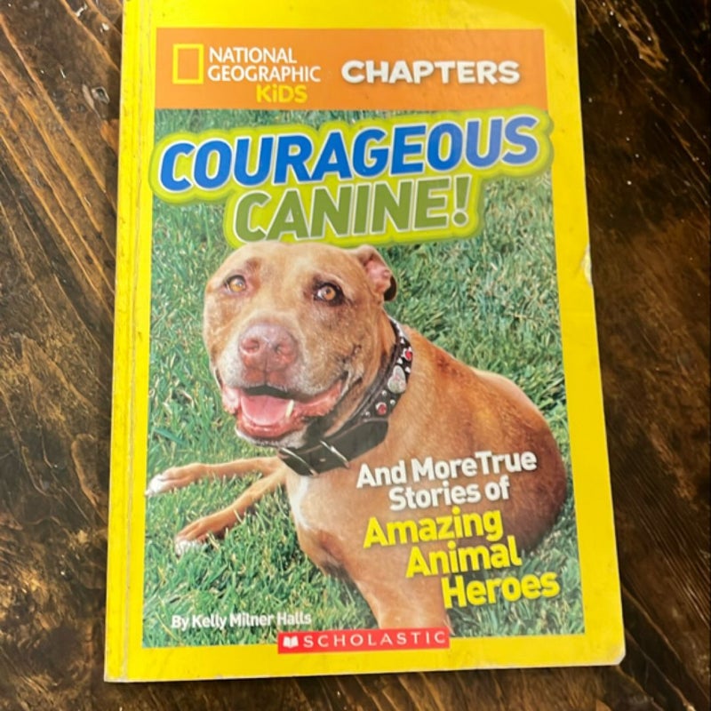 National Geographic kids chapter book of courageous canines and other animal heroes 