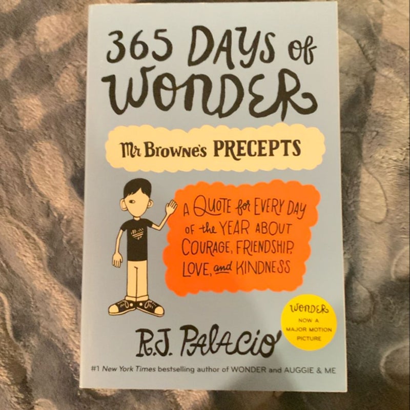 365 Days of Wonder: Mr. Browne's Precepts