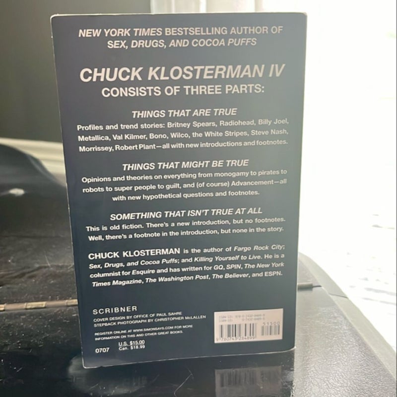 Chuck Klosterman IV