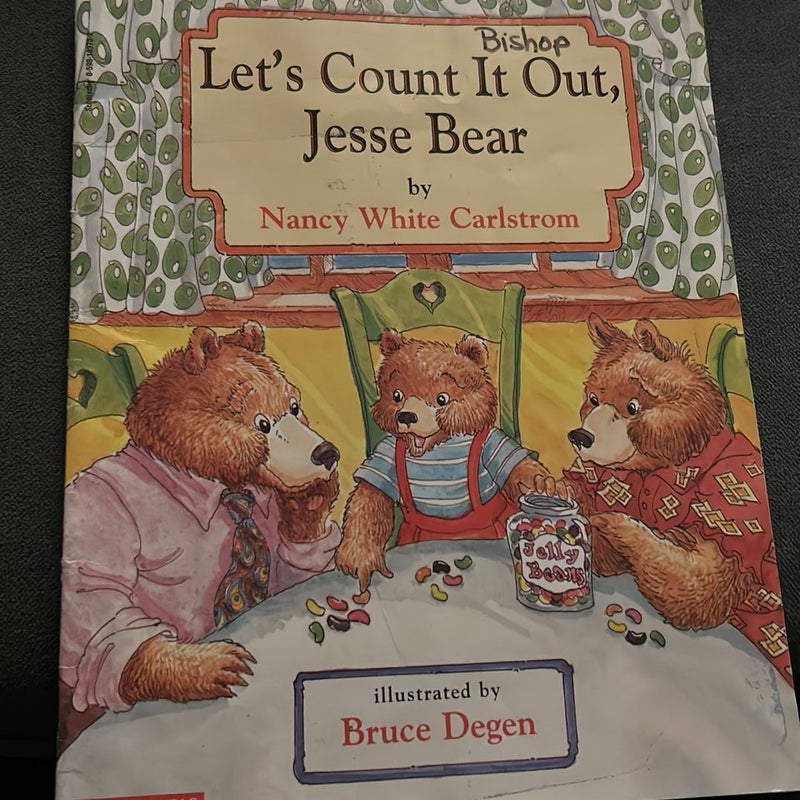 Let’s count it out, Jesse Bear