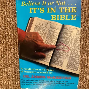 It's in the Bible