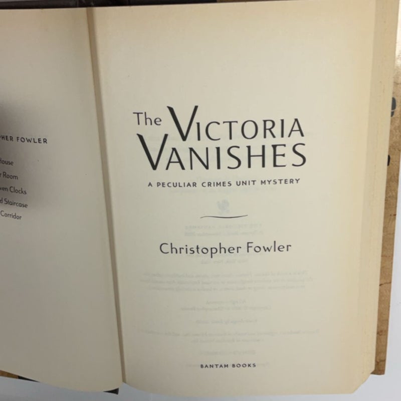 The Victoria Vanishes