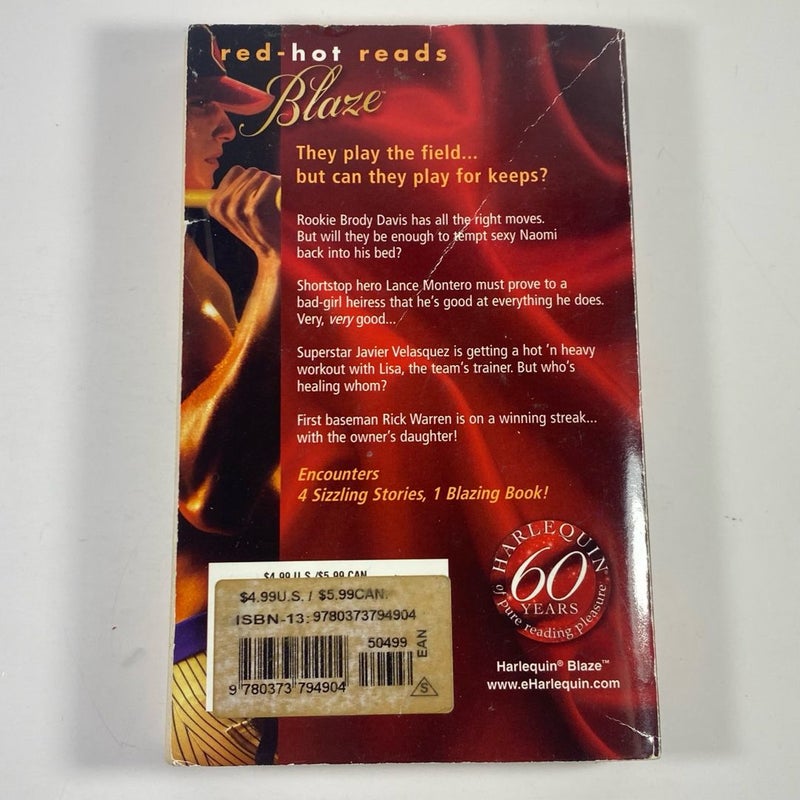 Set of 2 Harlequin Blaze Paperbacks Sliding into Home & Caught