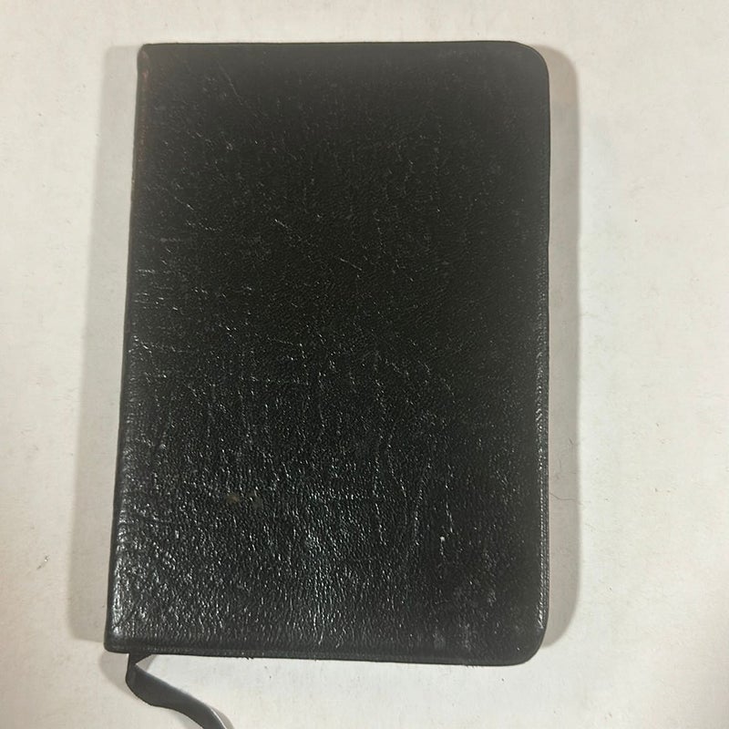 The New Testament- leather, hand-held