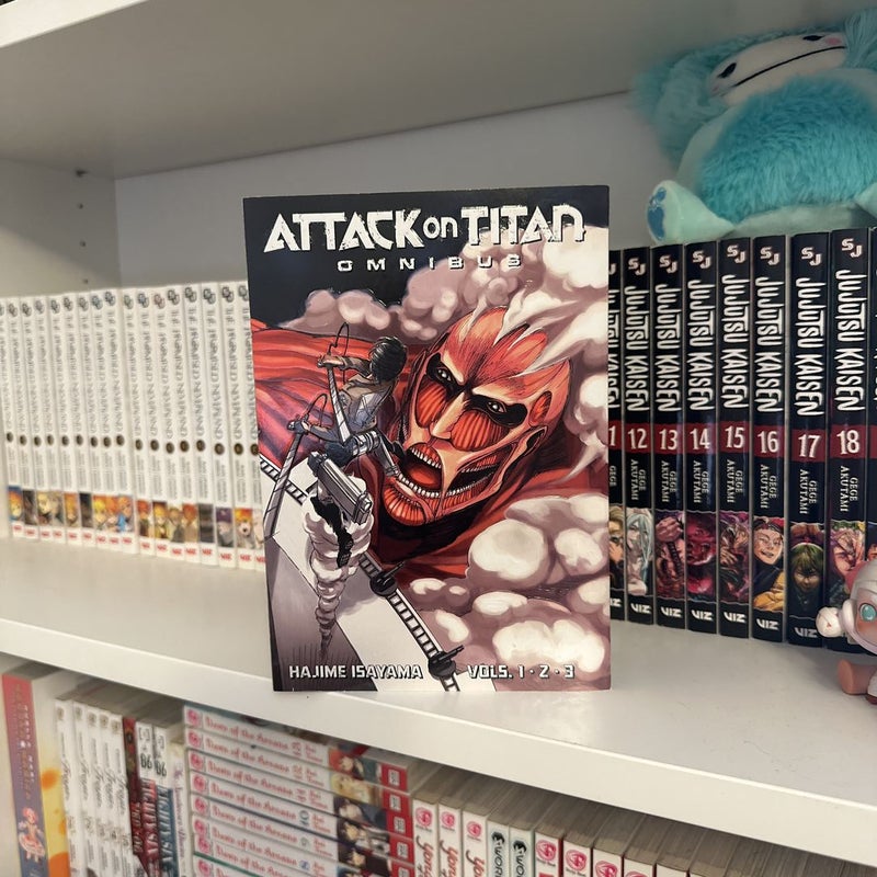 Attack on Titan Omnibus 1 (Vol. 1-3) by Hajime Isayama, Paperback