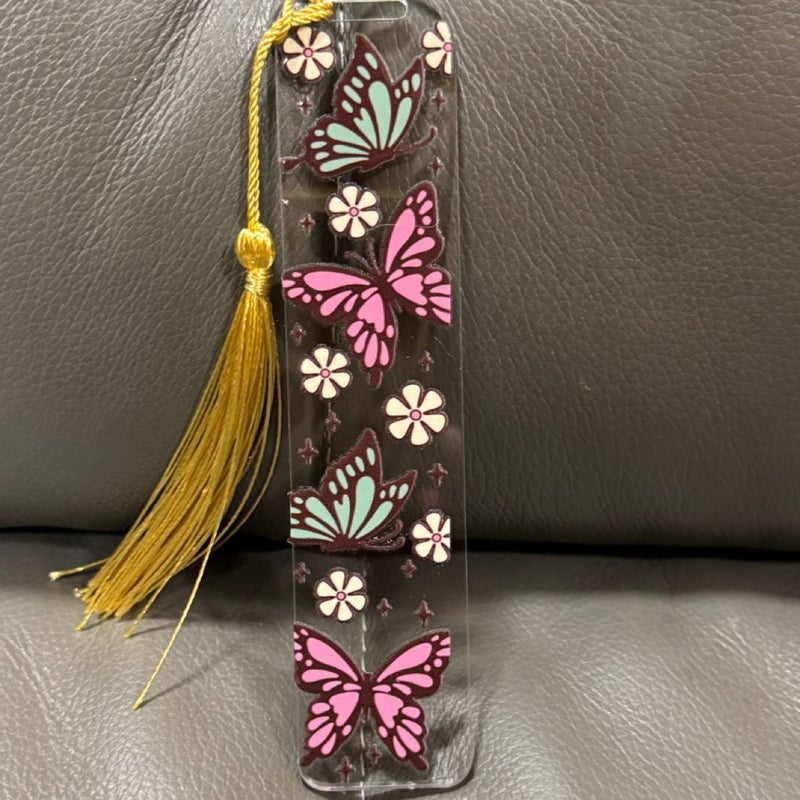 Resin DYF wrap acrylic bookmark 