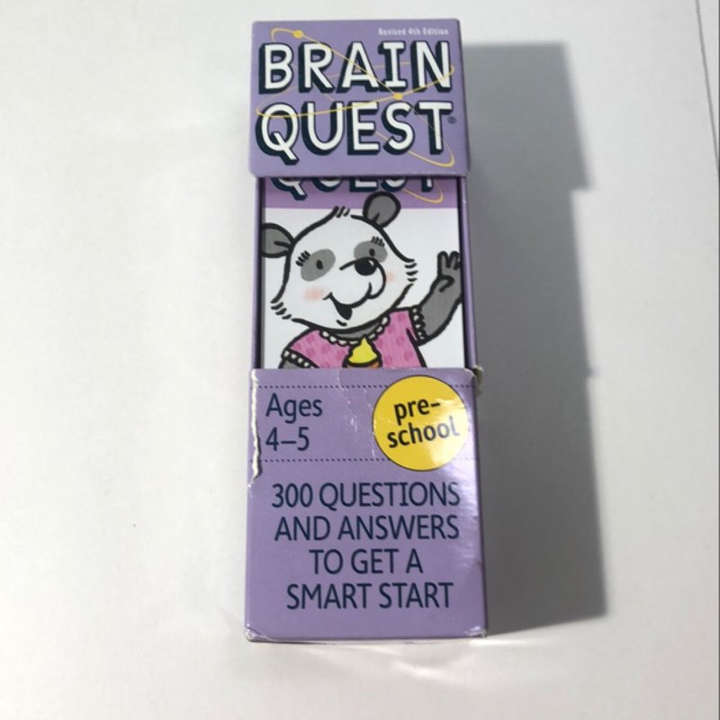 Brain Quest Preschool Q&a Cards by Chris Welles Feder, Susan