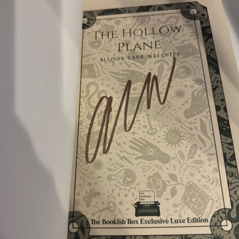 The hollow plane bookish box