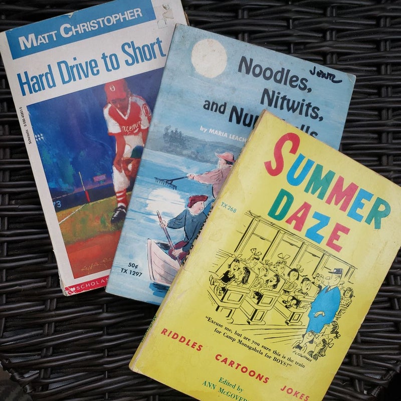 Summer Daze, Noodles, Nitwits, and Numskulls, & Hard Drive to Short