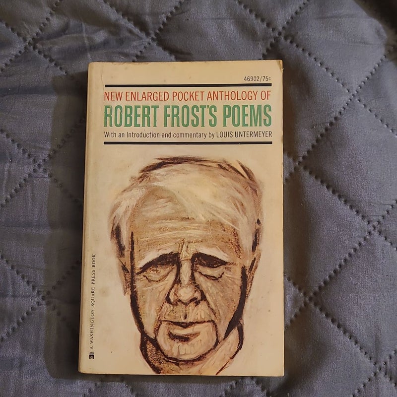 New Enlarged pocket anthology of  robert frosts poems