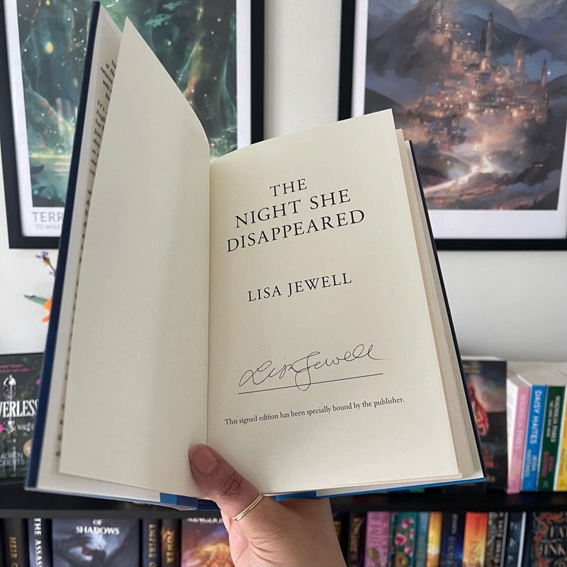 The Night She Disappeared (Signed Copy)