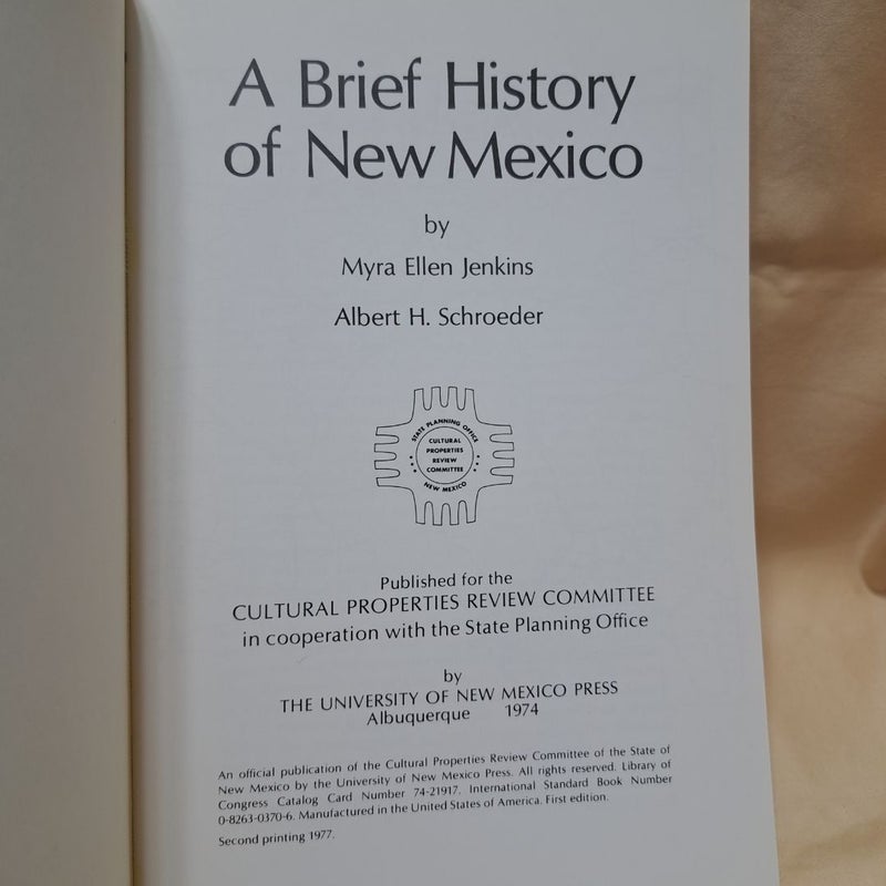 Brief History of New Mexico