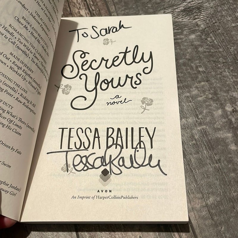 SIGNED Secretly Yours