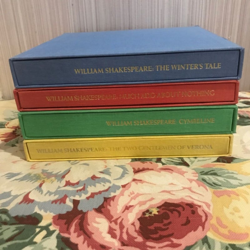 Set Of 4 William Shakespeare Books; Horowitz/Rae Book Manufacturers