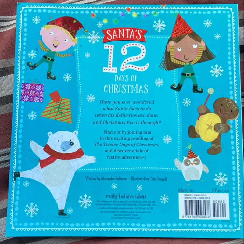 Story Book Santa's 12 Days of Christmas