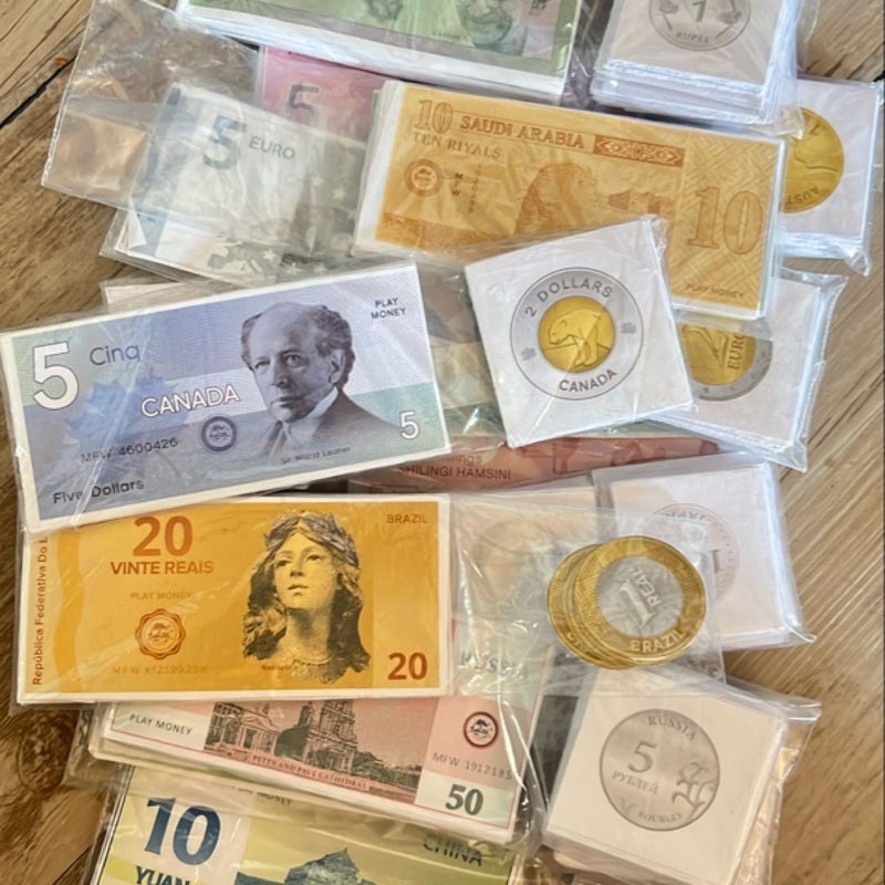 Play money from around the world