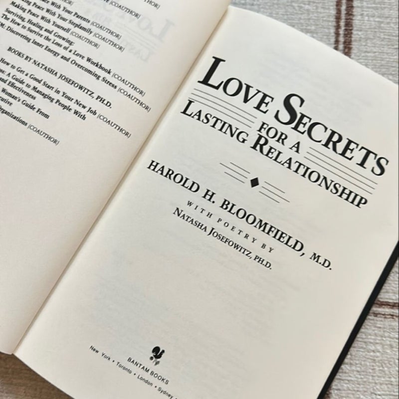 Love Secrets for a Lasting Relationship