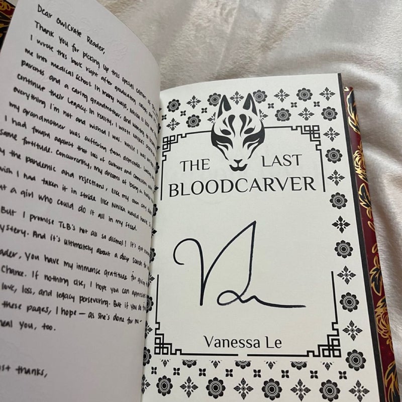 The Last Bloodcarver (Owlcrate Edition)