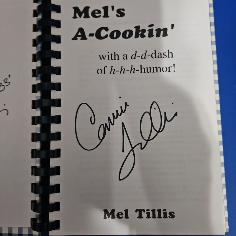 Mel's-A-Cookin' (AUTOGRAPHED COPY)