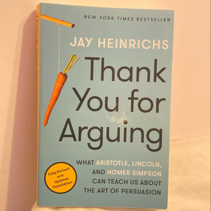 Thank You for Arguing, Third Edition