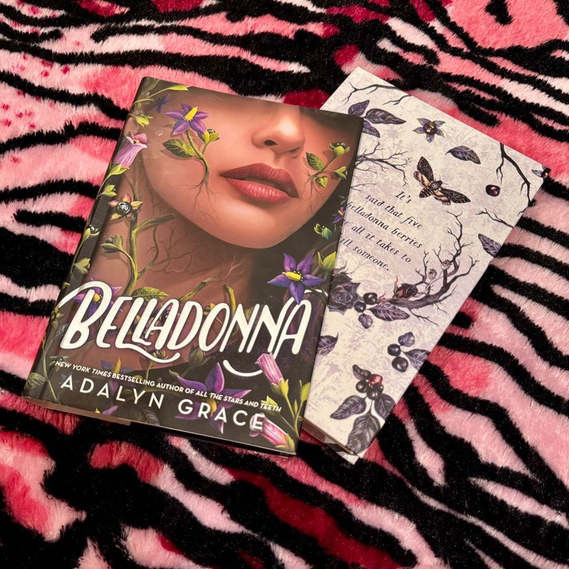 Belladonna *OOP First Edition* WHITE Hidden special cover w/ purple end pages 