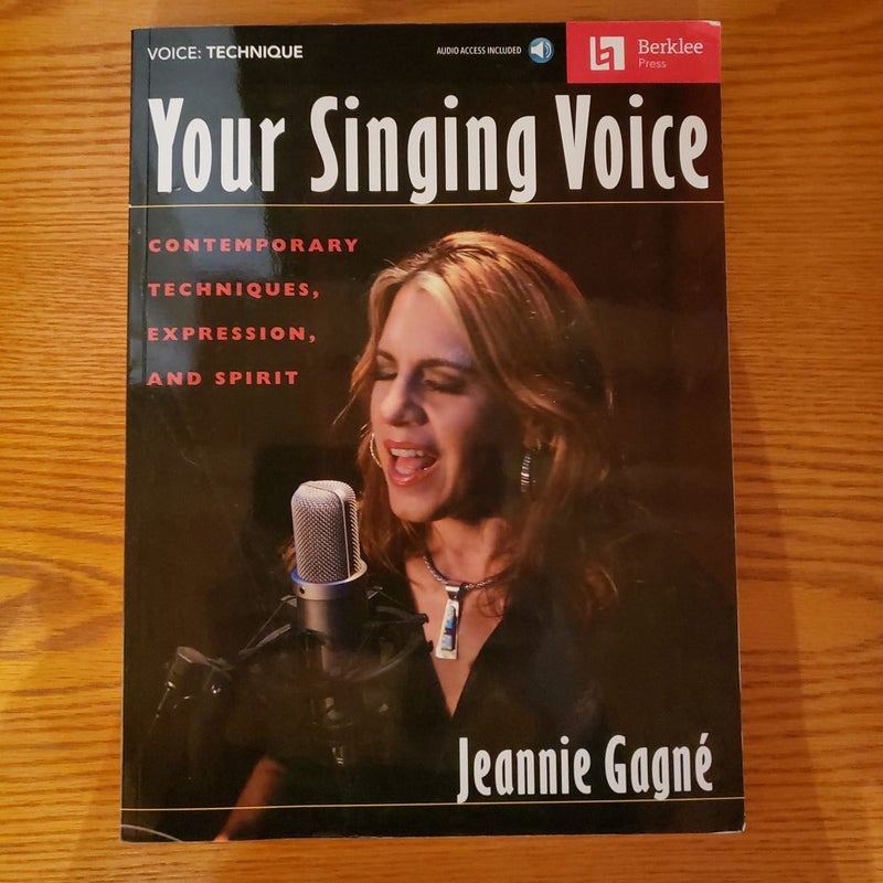 Your Singing Voice - Contemporary Techniques, Expression, and Spirit Book/Online Audio