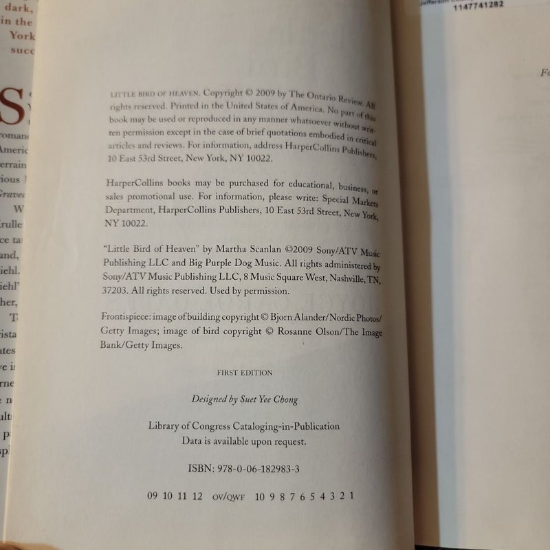 Little Bird of Heaven (Library Copy First Edition)
