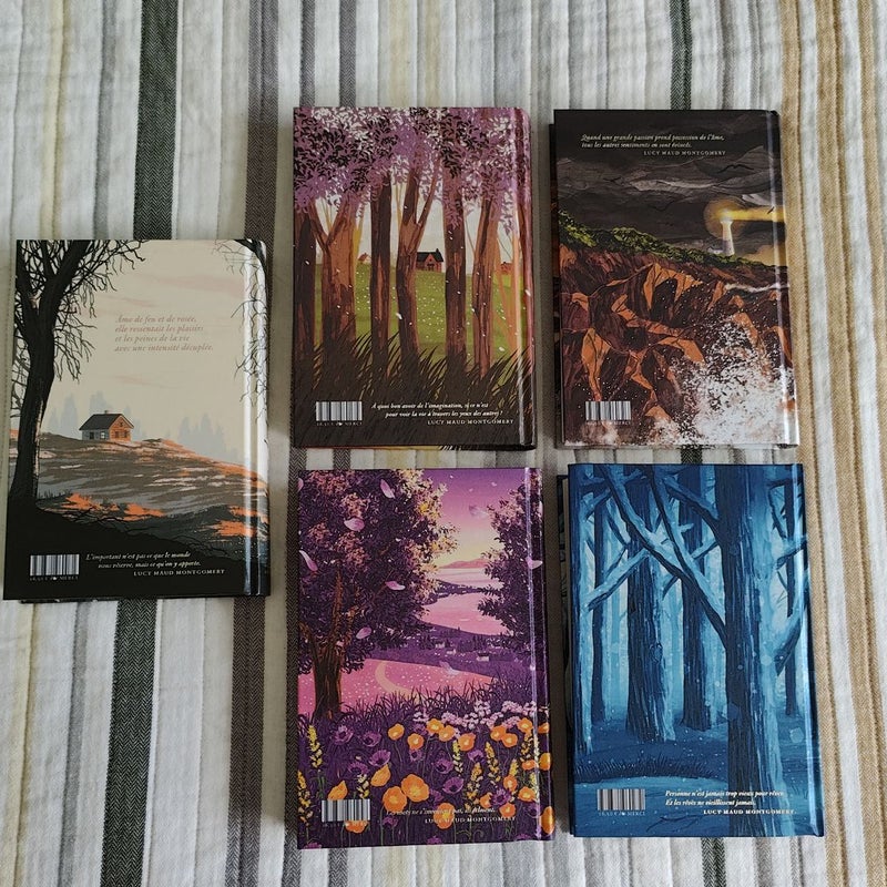 5 Book Collection: Beautiful French Editions of Anne of Green Gables